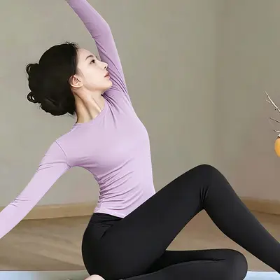 Women's yoga set professional pilates training premium - 7