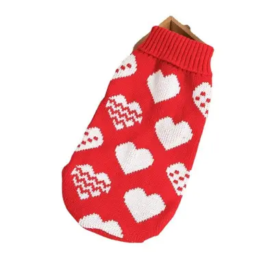Round Neck Pet Sweater for Dogs and Cats, Autumn and Winter Clothing - 12