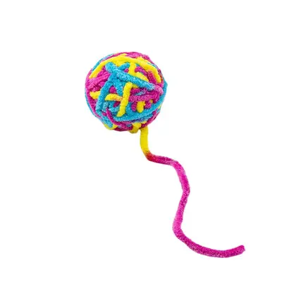 Plüsch-Katzenspielball mit Glocke, interaktiv - 6