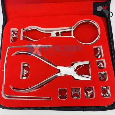 橡皮障套装口腔技能执业医师考试工具备牙练习模型工具套装打孔器