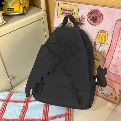 Flügel-Rucksack, leicht, schlichtes Design, Schulrucksack - 3