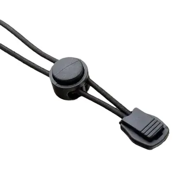 Round Elastic Drawstring Cord with Nylon Spring Buckle, Adjustable Cord Lock - 5