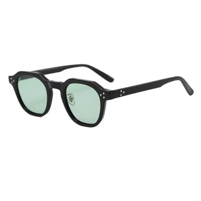 Retro TR90 Polygon Polarized Punk Sunglasses for Men and Women - 5