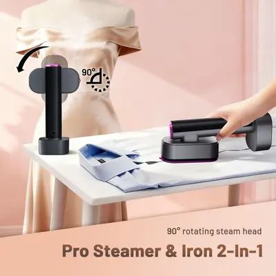 Portable handheld garment steamer iron