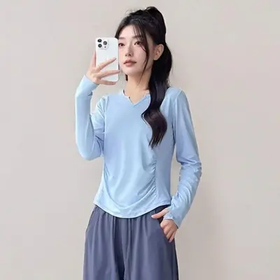 Kadın spor takımı sonbahar hızlı kuruyan pilates yoga pantolon - 7