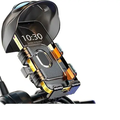 Bike and E-Scooter Phone Mount, Shockproof Navigation Holder for Riders - 5