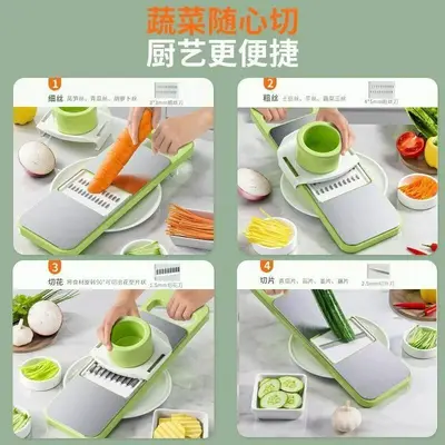 Stainless steel grater with extra thick blade for potatoes and carrots - 4