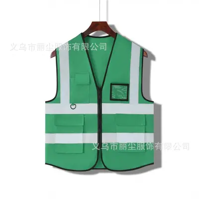 Reflective Safety Vest with Custom Logo Print for Construction and Traffic - 11