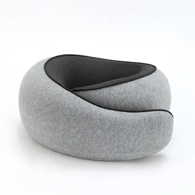 Memory Foam U-Shaped Travel Pillow, Foldable - 6