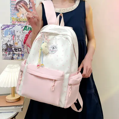 Women's Casual Backpack, Artistic Style, for Primary School and Commuting - 8
