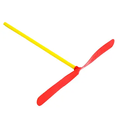 Plastik-Bambushubschrauber, ohne Licht, Handstart