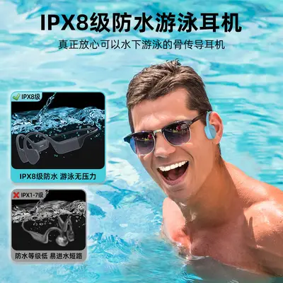 X16 Knochenleitungs-Bluetooth-Kopfhörer, 32 GB, zum Schwimmen