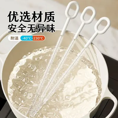 360 Rotating Straw Cleaning Brush for Kids Bottles and Long Cups, Durable - 5