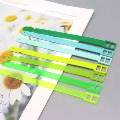 Einlochiger japanischer Schnallen-Gepäckanhänger mit Kordel, 9 Farben