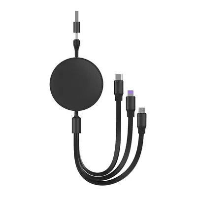 2 in 1 Datenkabel 100W Schnellladekabel USB auf Type-C Ausziehbares Datenkabel 3-in-1 Geschenkset Individuell anpassbar - 6