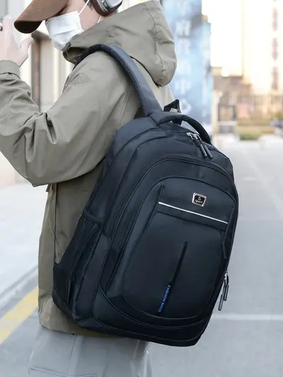 Men's Minimalist Laptop Backpack for Business Trips and Travel - 4