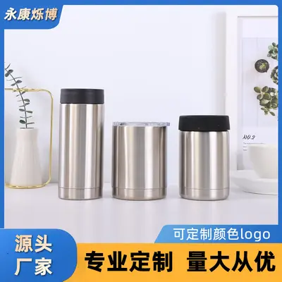 新款304不锈钢保温杯家用水杯保冷可乐罐 办公室咖啡杯批发可LOGO