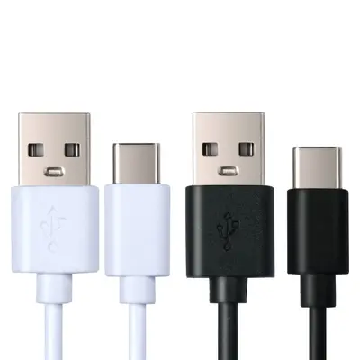 2A üretici doğrudan tedarik Tip-C şarj kablosu 50cm 1 metre küçük cihaz USB şarj kablosu el ısıtıcısı makine kablosu bakır ile
