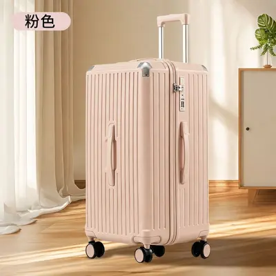 24 Inch Lightweight Trolley Suitcase with 360° Wheels and Combination Lock - 8