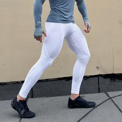 GYMBULL Herren-Trainingstights, hohe Elastizität, eng geschnitten, schnelltrocknend - 4