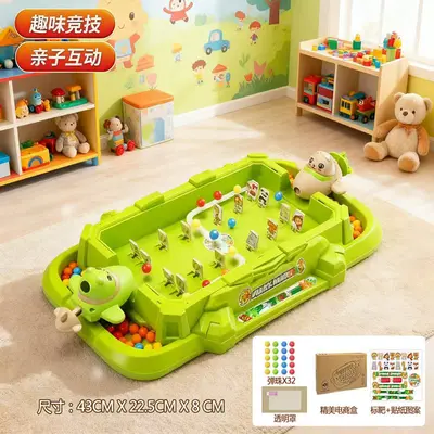 Two-Player Desktop Plant Pinball Battle Game Machine, Educational Parent-Child Toy - 9
