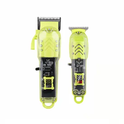 Haarschneider mit transparentem LCD-Display, Friseur-Trimmer - 10