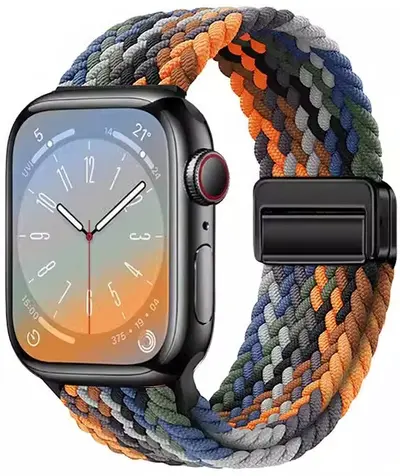 Woven Nylon Magnetic Buckle Strap for Apple Watch S10, 20/22 mm - 8
