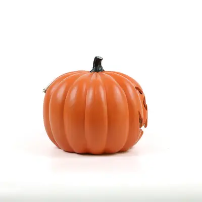 Halloween-Kürbislaterne hohl gearbeitet mit Leuchteffekt, für Innen und Außen
