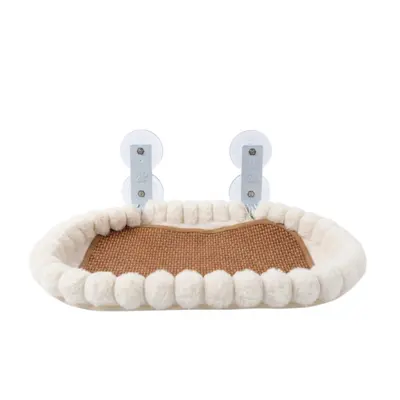Extra Large Wide Cat Hammock, Window Mounted with Suction Cup - 11