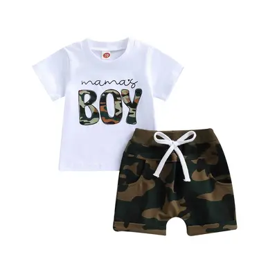 Zweiteiliges Sommer-Camouflage-Set MAMA'S BOY, Shorts A23483