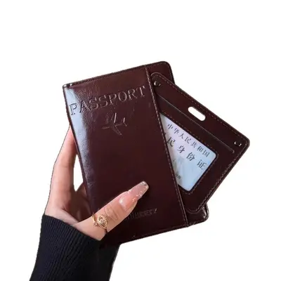 RFID-Schutz Multifunktions-Karten- und Reisepass-Brieftasche - 5
