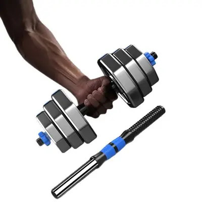 Dambıl erkek spor egzersiz ekipmanları ev ayarlanabilir ağırlık alt çan erkek halter spor seti kettlebell yurdu - 6