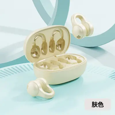 New Clip-On Non-Bone Conduction Wireless Bluetooth Open-Ear Earbuds with Smart LED Display and Extended Battery Life - 10