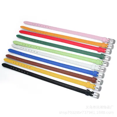 8 MM Kunstleder Armband PU Leder Armband DIY personalisiertes Handgelenkband Armband tragbarer Buchstabe Öltropfen Schmuck Zubehör