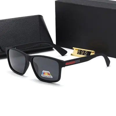 Neue Sonnenbrillen Herrenmodell Vintage Universalstil polarisierte Sonnenbrillen Premium-Look Outdoor Angeln Radfahren Eckige Sonnenbrillen - 7