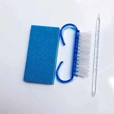 Portable nail care kit with clippers, file and tools - 12