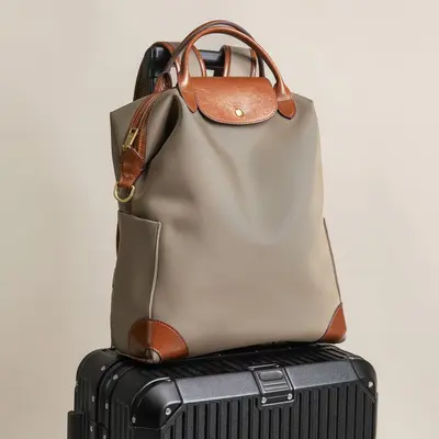 2026 neues Trendmodell hochwertige doppelte Schultergurte Rucksack Pendler Laptop-Rucksack leicht großes Fassungsvermögen Nylon Rucksack Business Reiserucksack