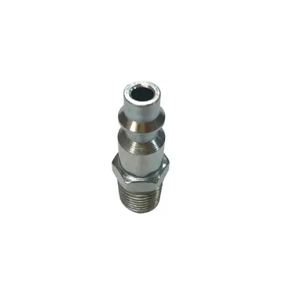 American 1/4 NPT Quick Connect External Thread Fitting, Galvanized Iron