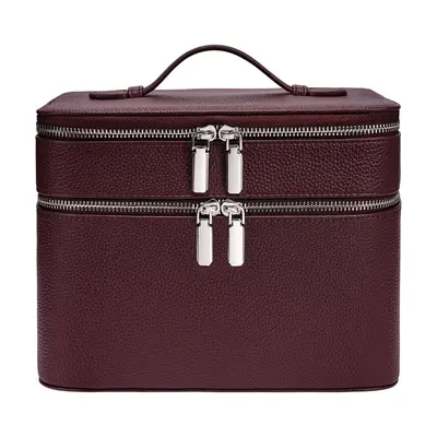 Double-Layer Portable Professional Makeup Bag with Multiple Compartments - 8