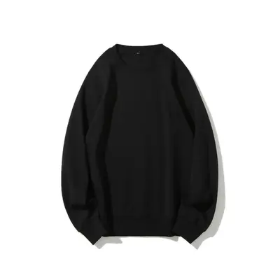 AG300g gesundheitsfördernder beidseitig gestrickter Sweatshirt mit Rundhalsausschnitt speziell bedruckt in Zuckerfarbe feines Jersey glattstrickig Langarm Druck - 9