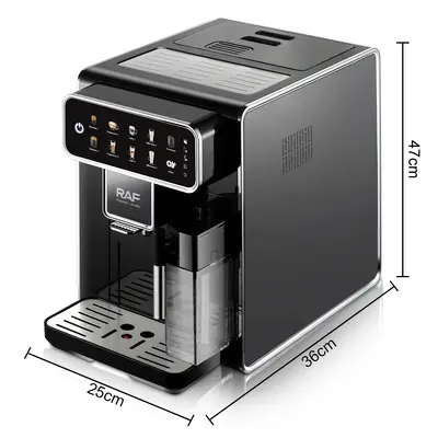 Fully Automatic Pump Espresso Machine with Steam Milk Frother, EU Standard