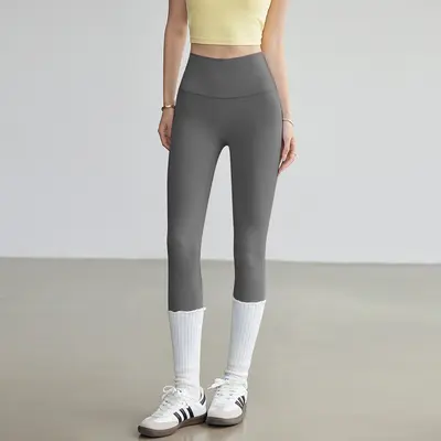 Pilates-Yogahose, hohe Taille, Po-Lifting, Haifischhose - 11