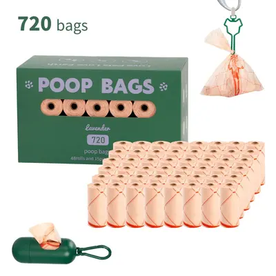 Biodegradable Pet Waste Bags with Dispenser, Boxed - 8
