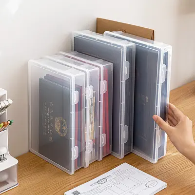 Desktop Dustproof Document Storage Box A4