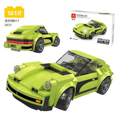 Boys Educational Small Particle Building Block Sports Car Model Set - 9