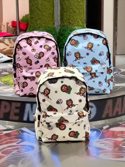 BAEP BABY Little Monkey Cartoon Student Backpack Business Laptop Backpack - 3