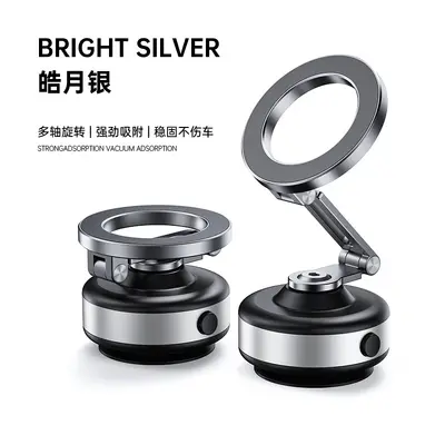 boneruy Metal Magnetic Car Phone Holder, Three-Axis Folding and Rotating - 13