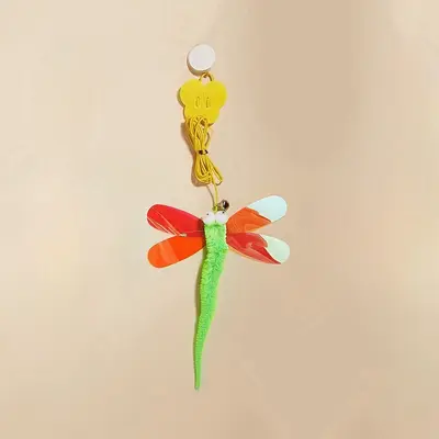 Door-Hanging Swing Cat Teaser with Elastic Retractable Rope - 11