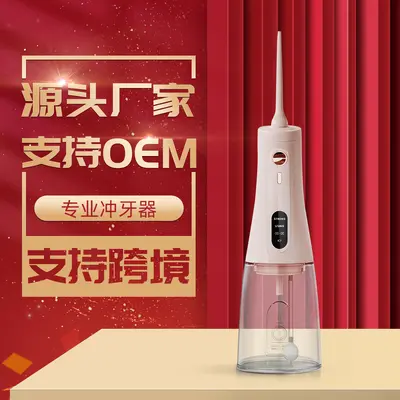跨境新款电动冲牙器定制便携式洗牙机家用洁牙仪牙齿牙缝清洁口腔