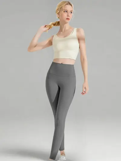 Yoga-Leggings Damen, atmungsaktiv, hochelastisch, schnelltrocknend
